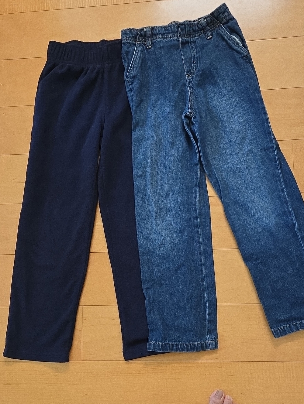 Kids Navy & Blue Elastic-Waist Bottoms - Pack